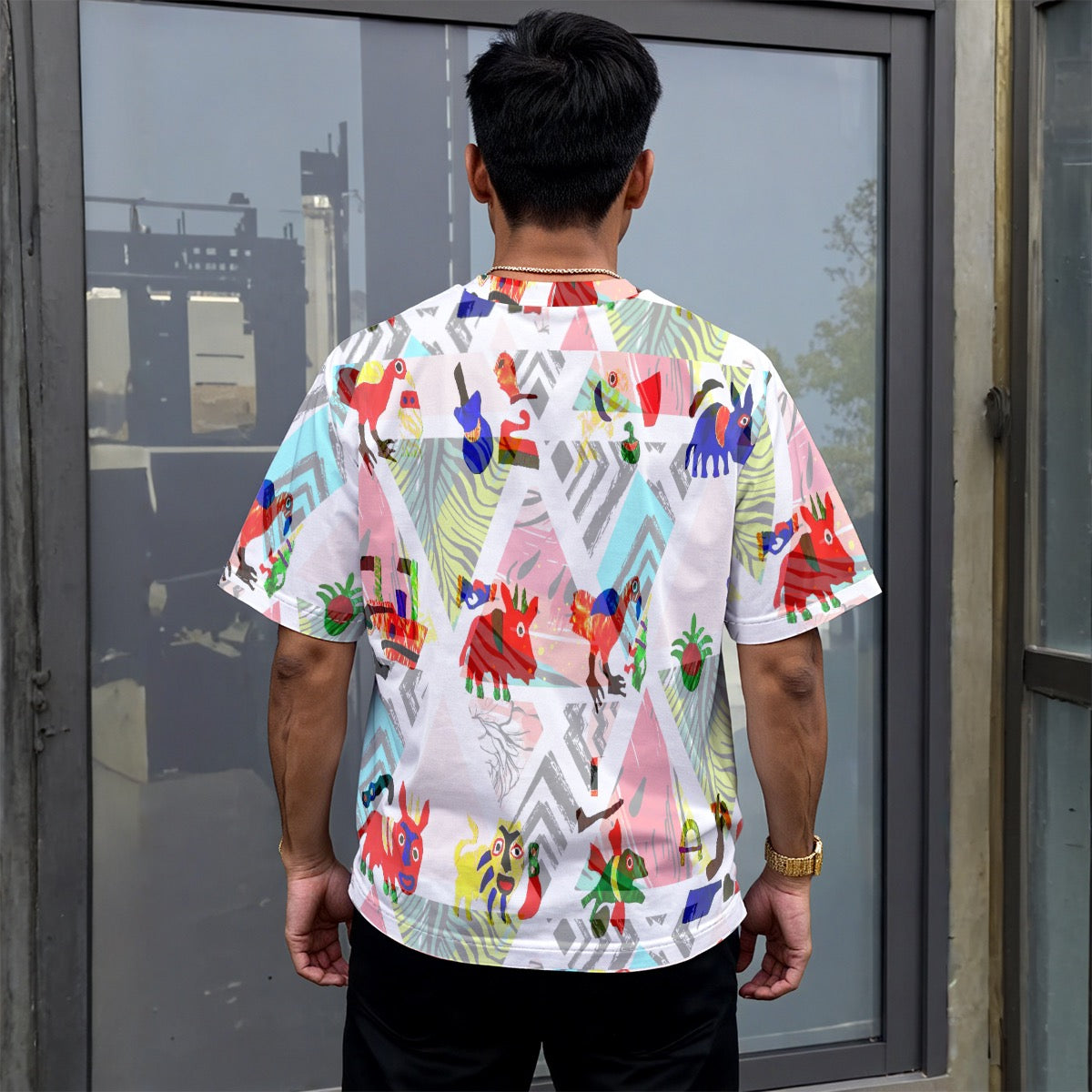 Drop-shoulder T-shirt|180GSM