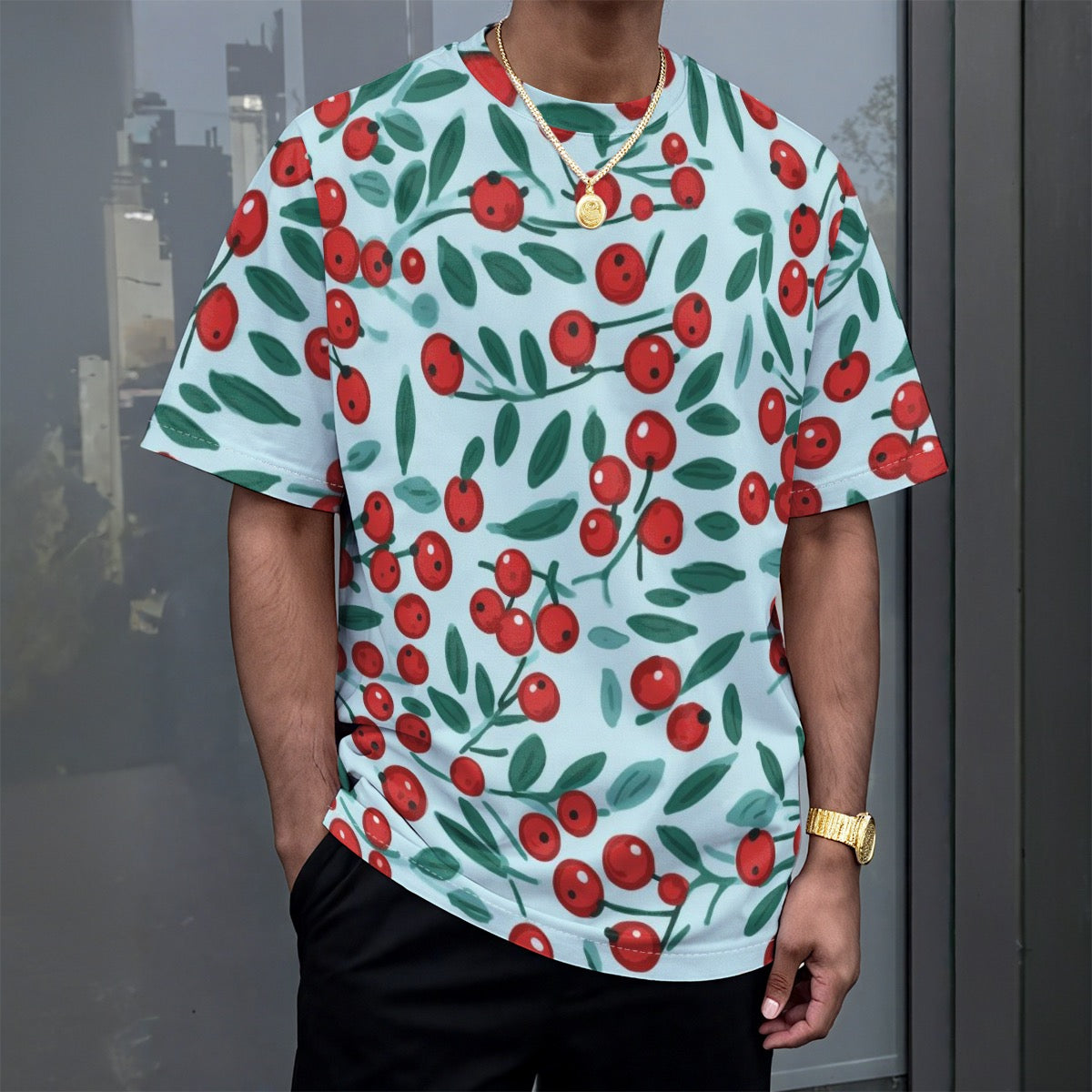 Drop-shoulder T-shirt|180GSM