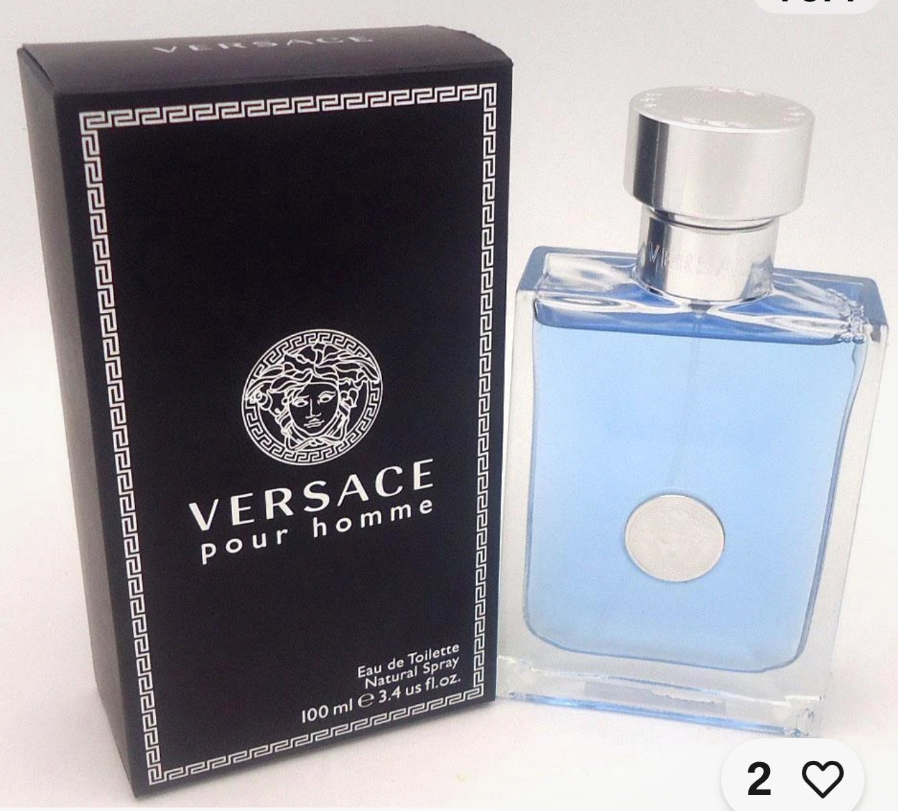 VERSACE POUR HOMME FOR MEN 100ML/3.4 FL.OZ EAU DE TOILETTE SPRAY