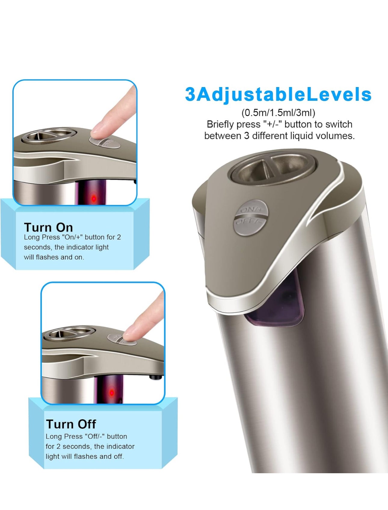 Automatic Soap/Sanitizer dispenser.