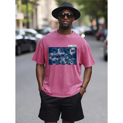 Unisex Heavyweight T-shirt For The USA| 230GSM Front DTF