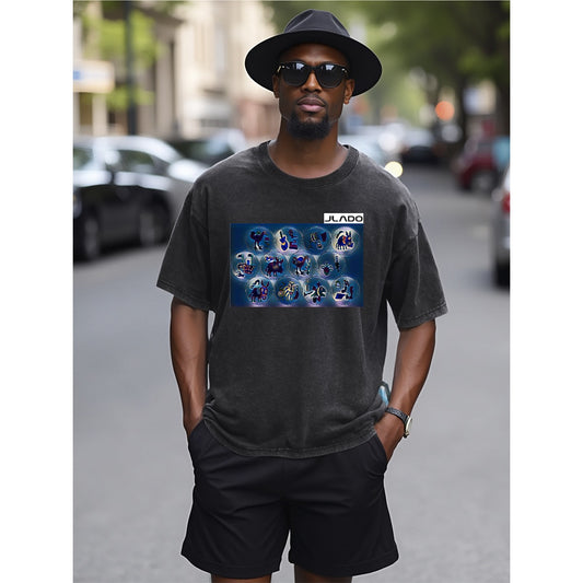 Unisex Heavyweight T-shirt For The USA| 230GSM Front DTF